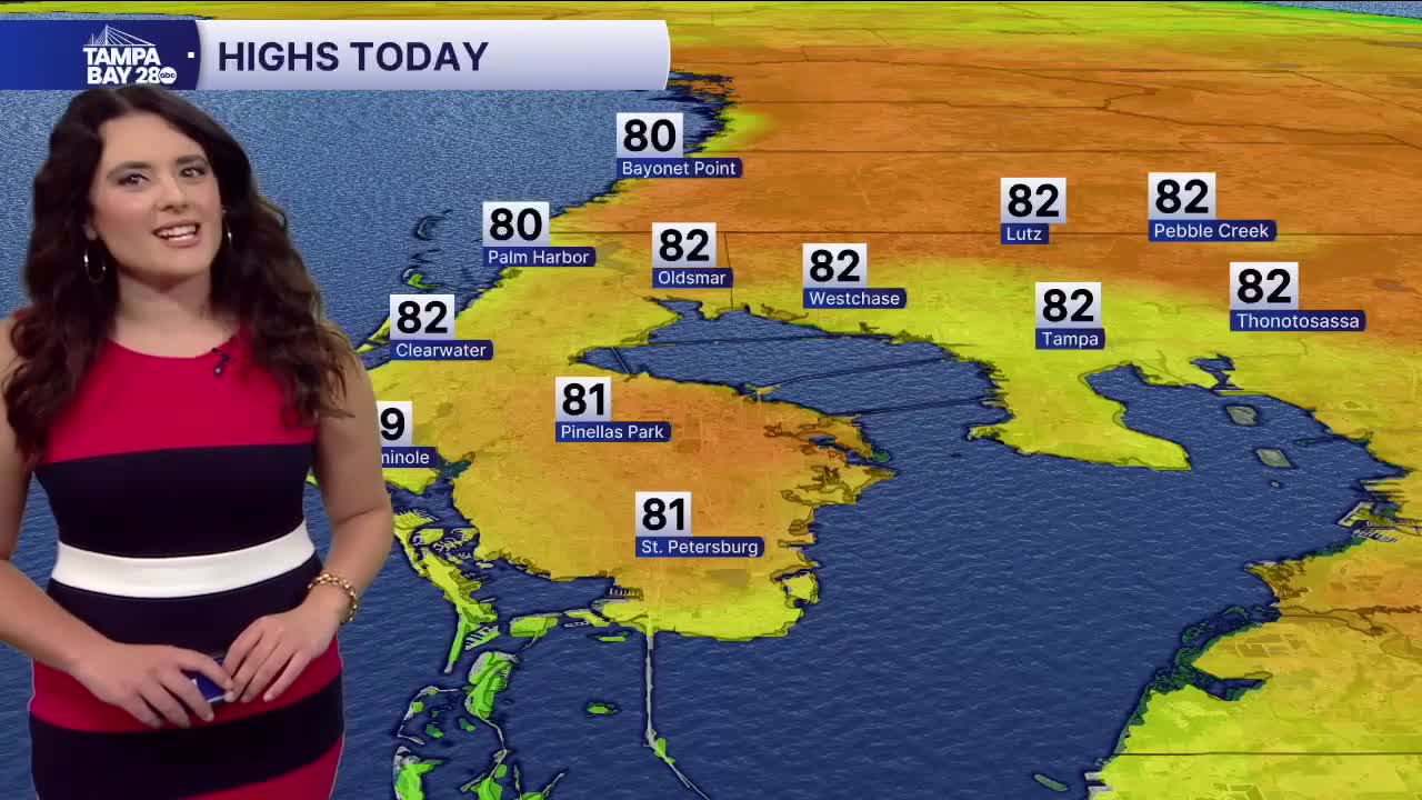 Forecast: A mild start with a small shower shot this afternoon