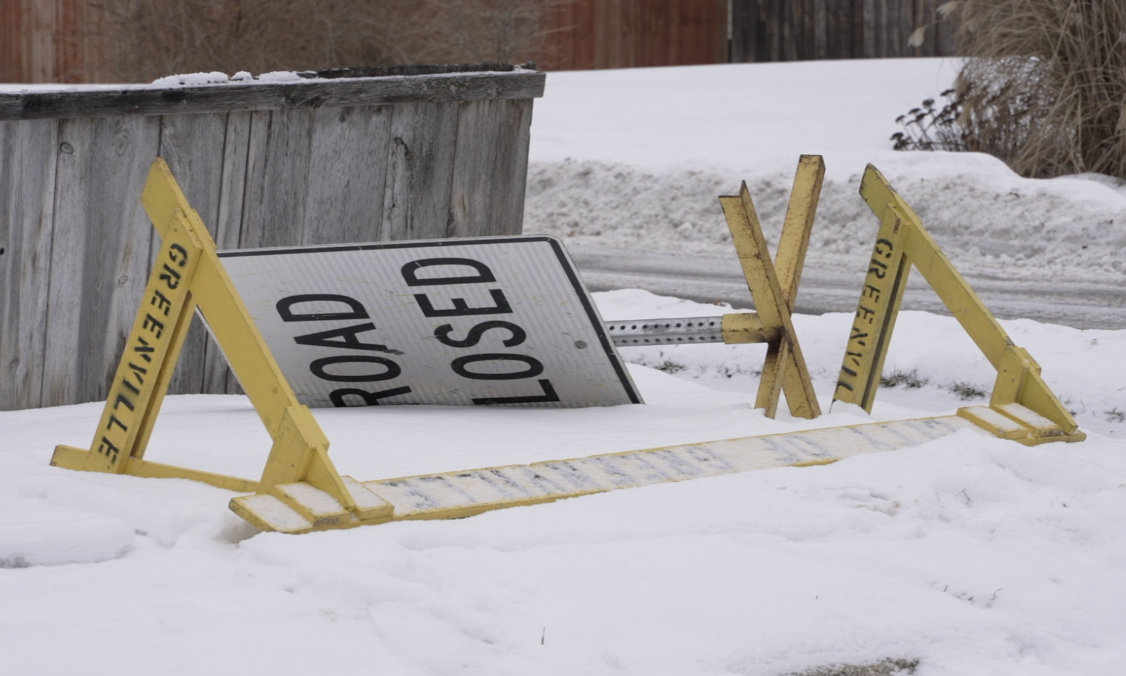 GREENVILLE ROAD SIGN