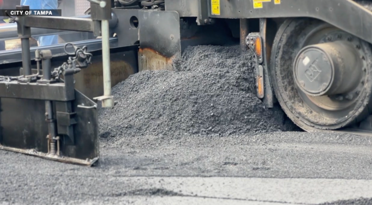 New Tampa repaving project