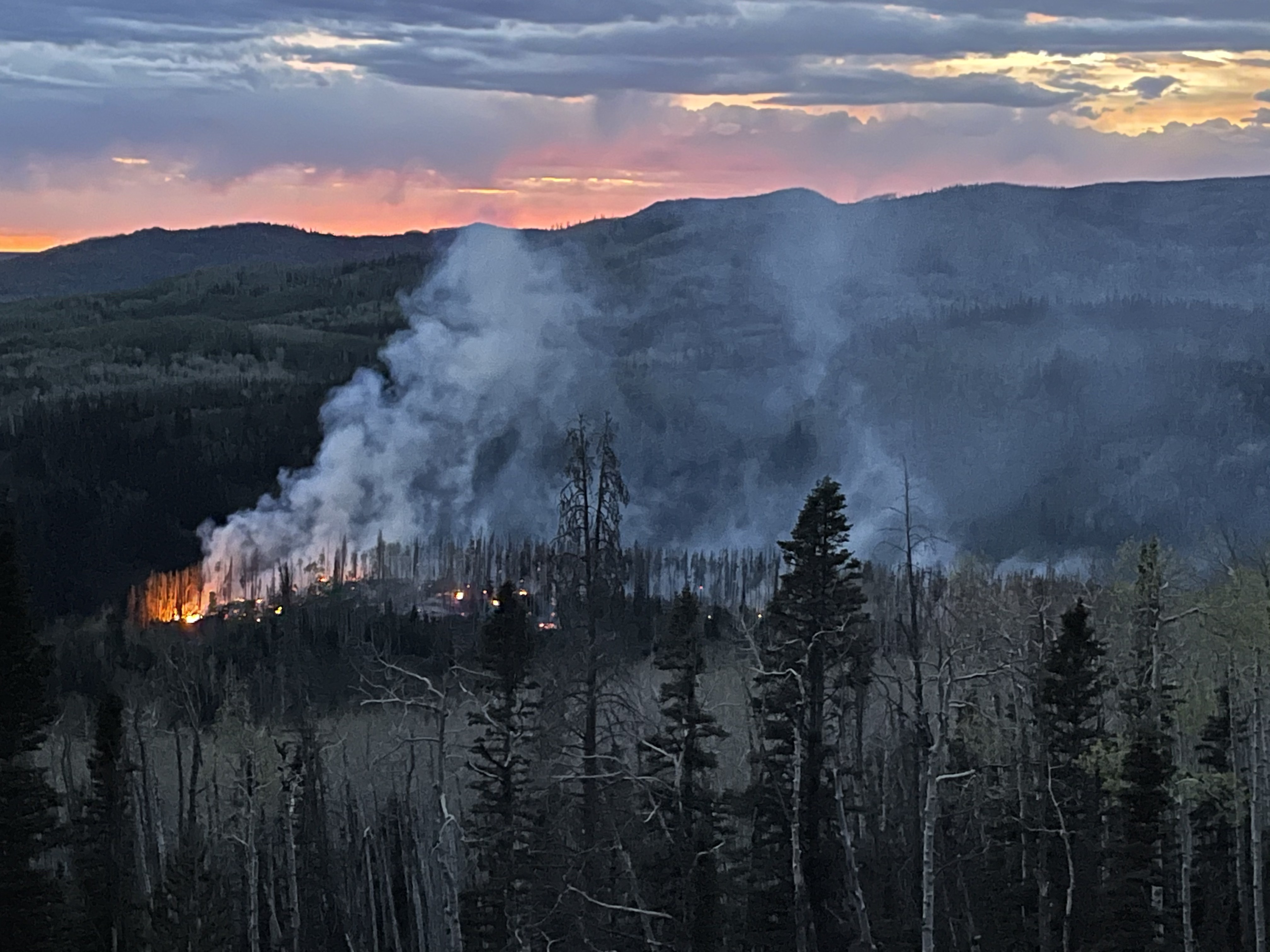 North Fork Fire in WY_June 8 2021