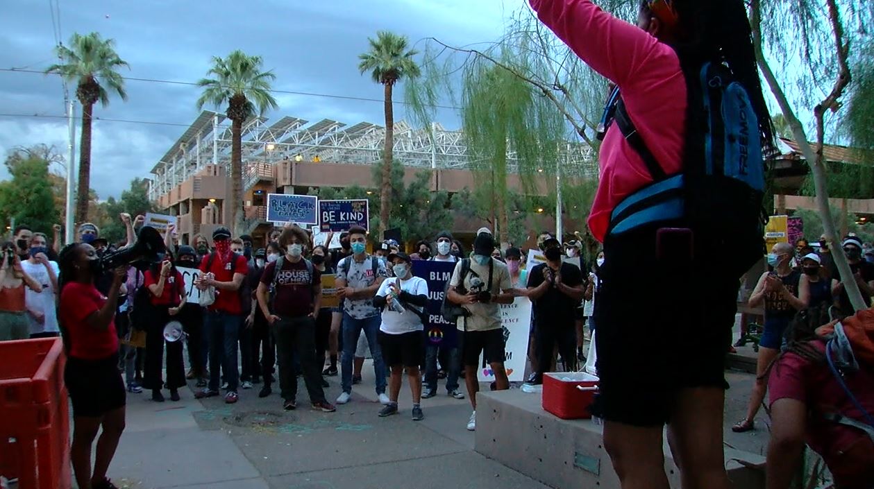 BLM Protest in Tempe, Sunday 8-30-20