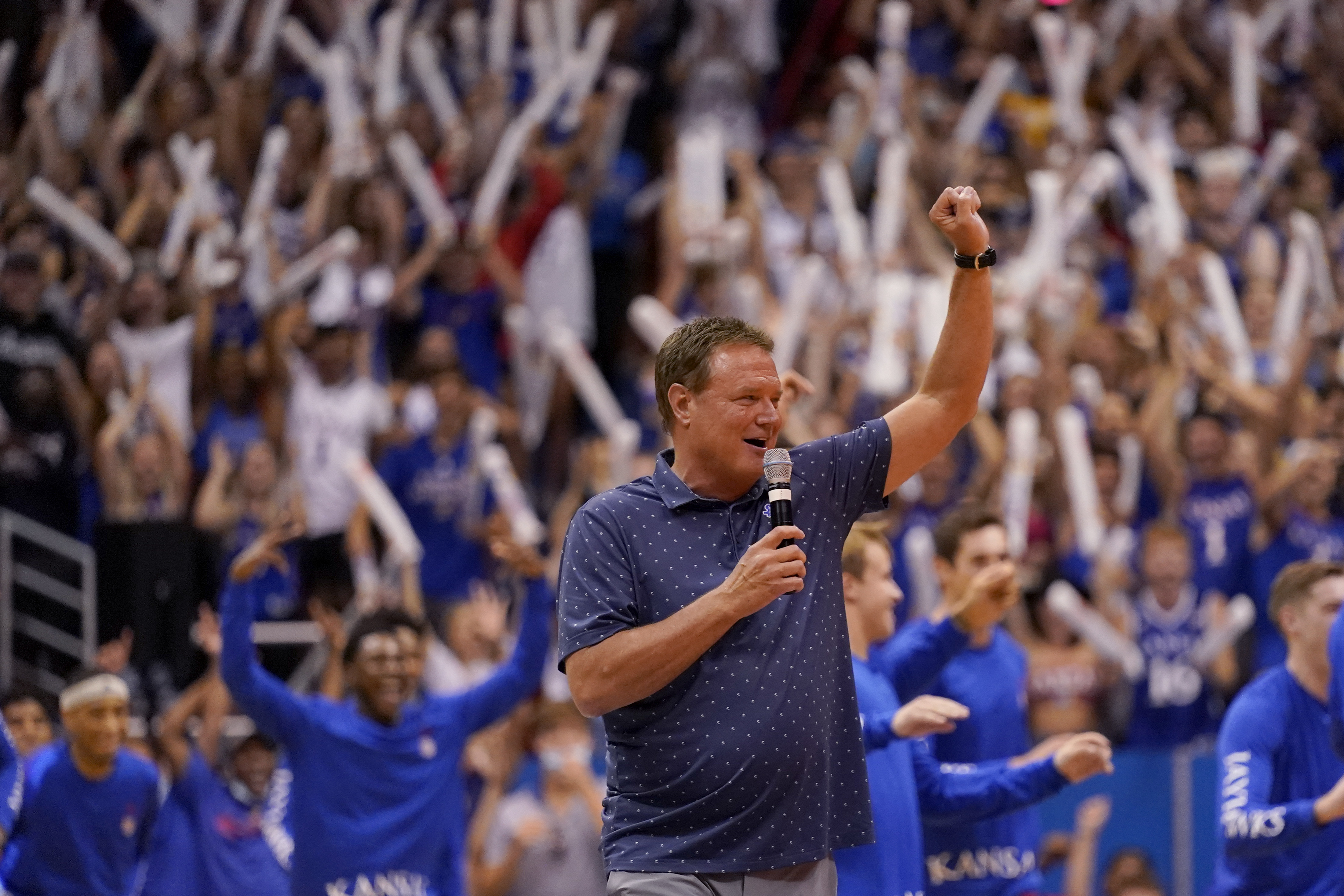 Bill Self Kansas Late Night Basketball