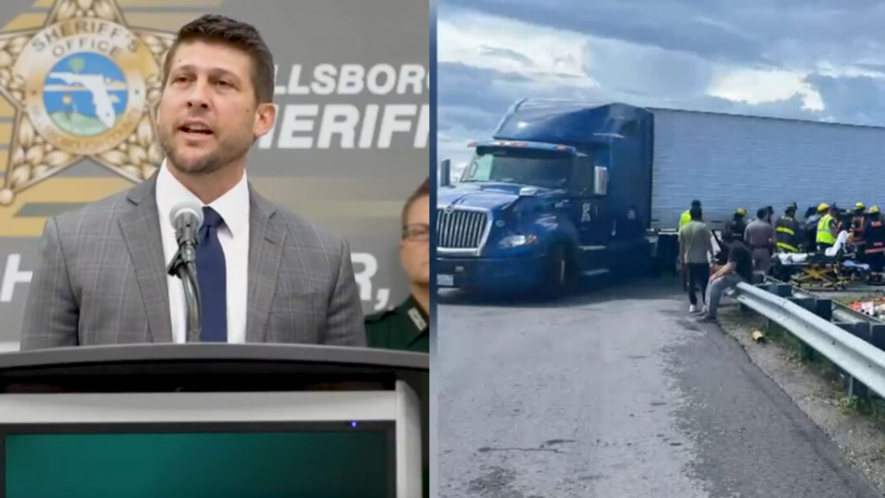 Florida Attorney General James Uthmeier and fatal Aug. 12 semi crash on Turnpike involving Harjinder Singh