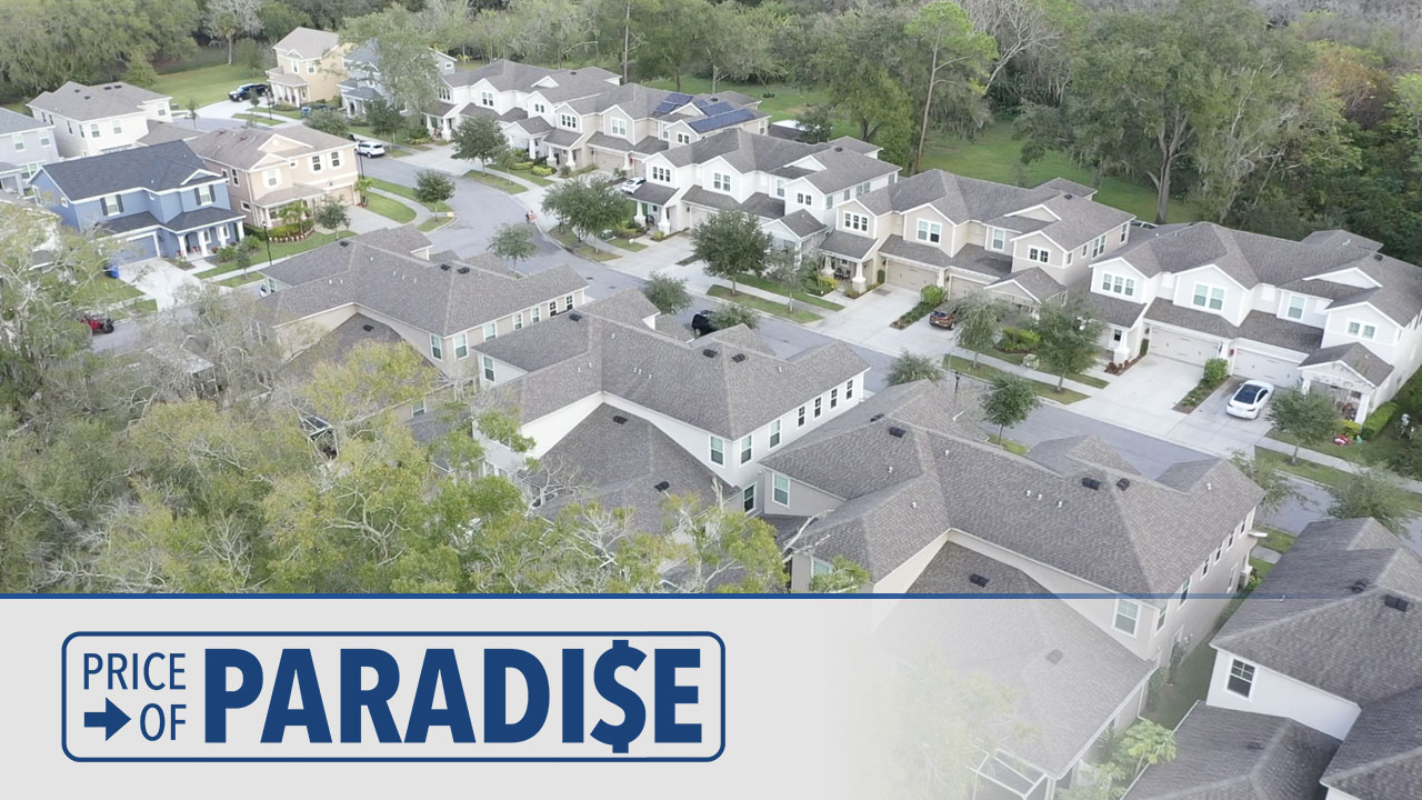A neighborhood in Tampa, Florida.