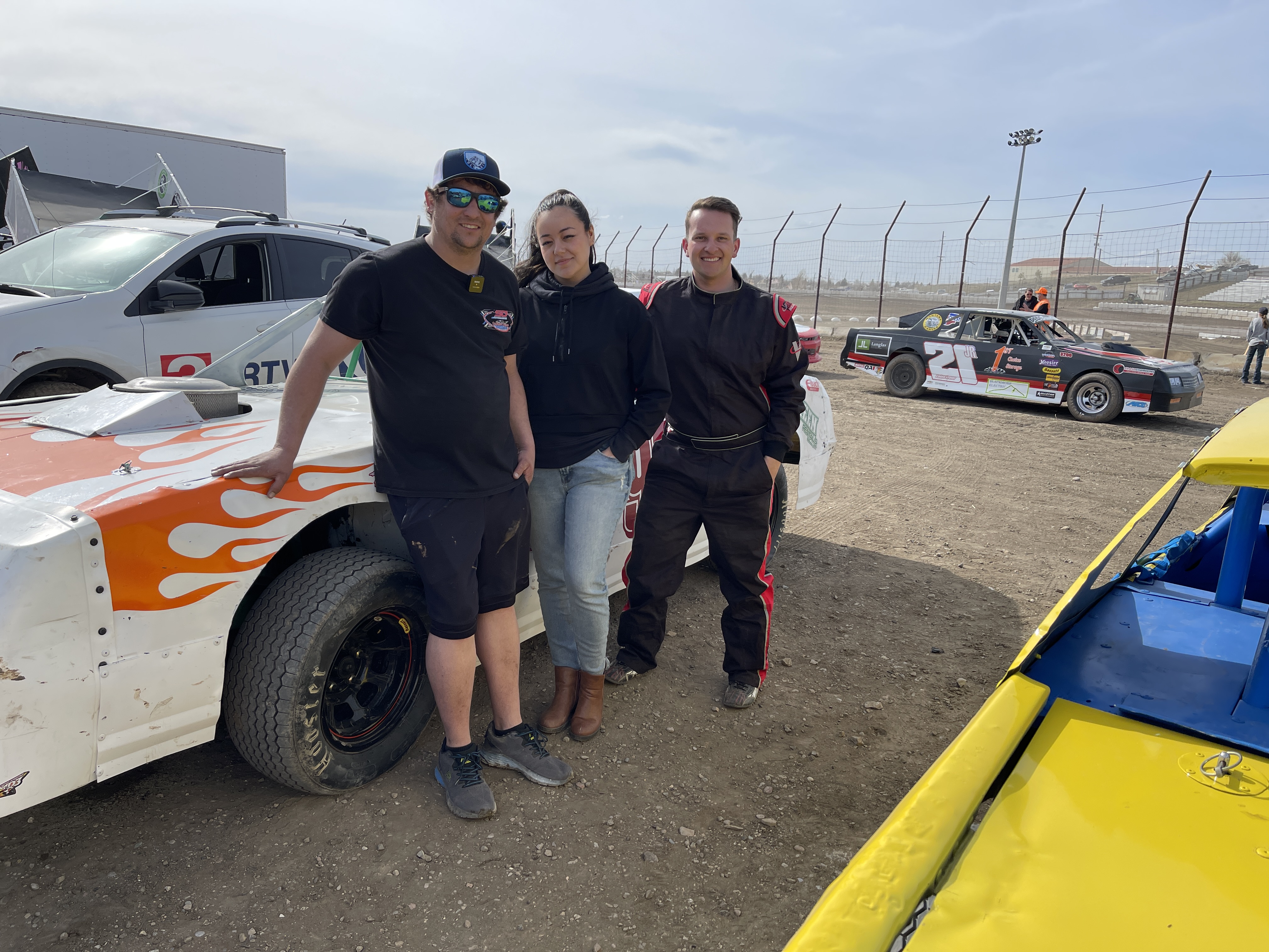Test drive at Speedway