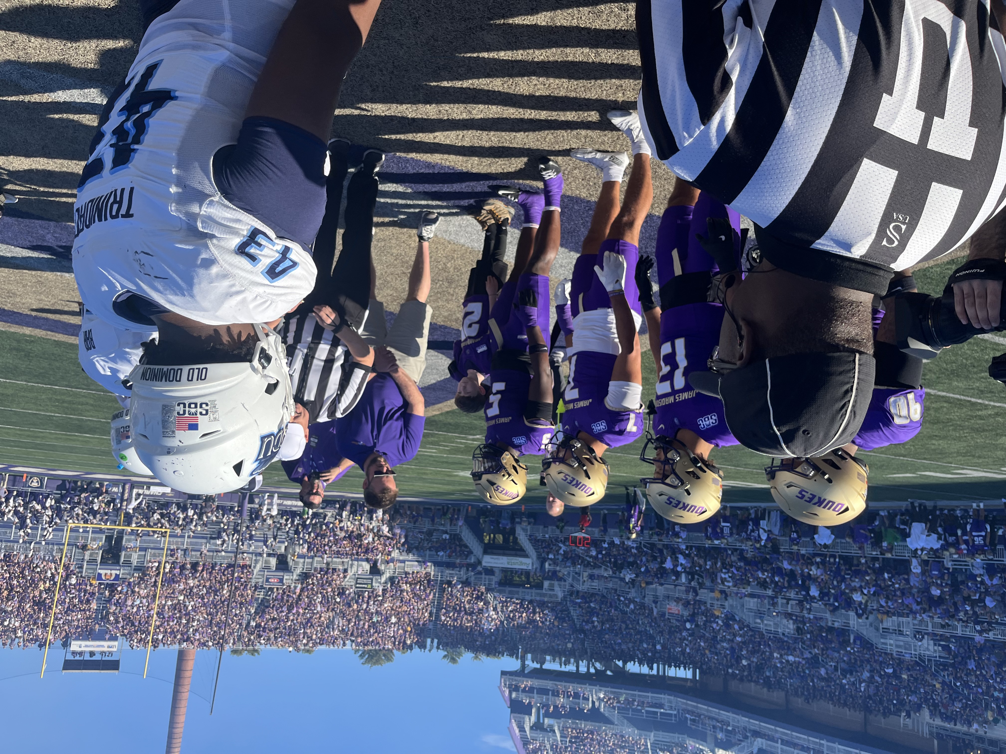 OLD DOMINION JAMES MADISON ODU JMU FOOTBALL