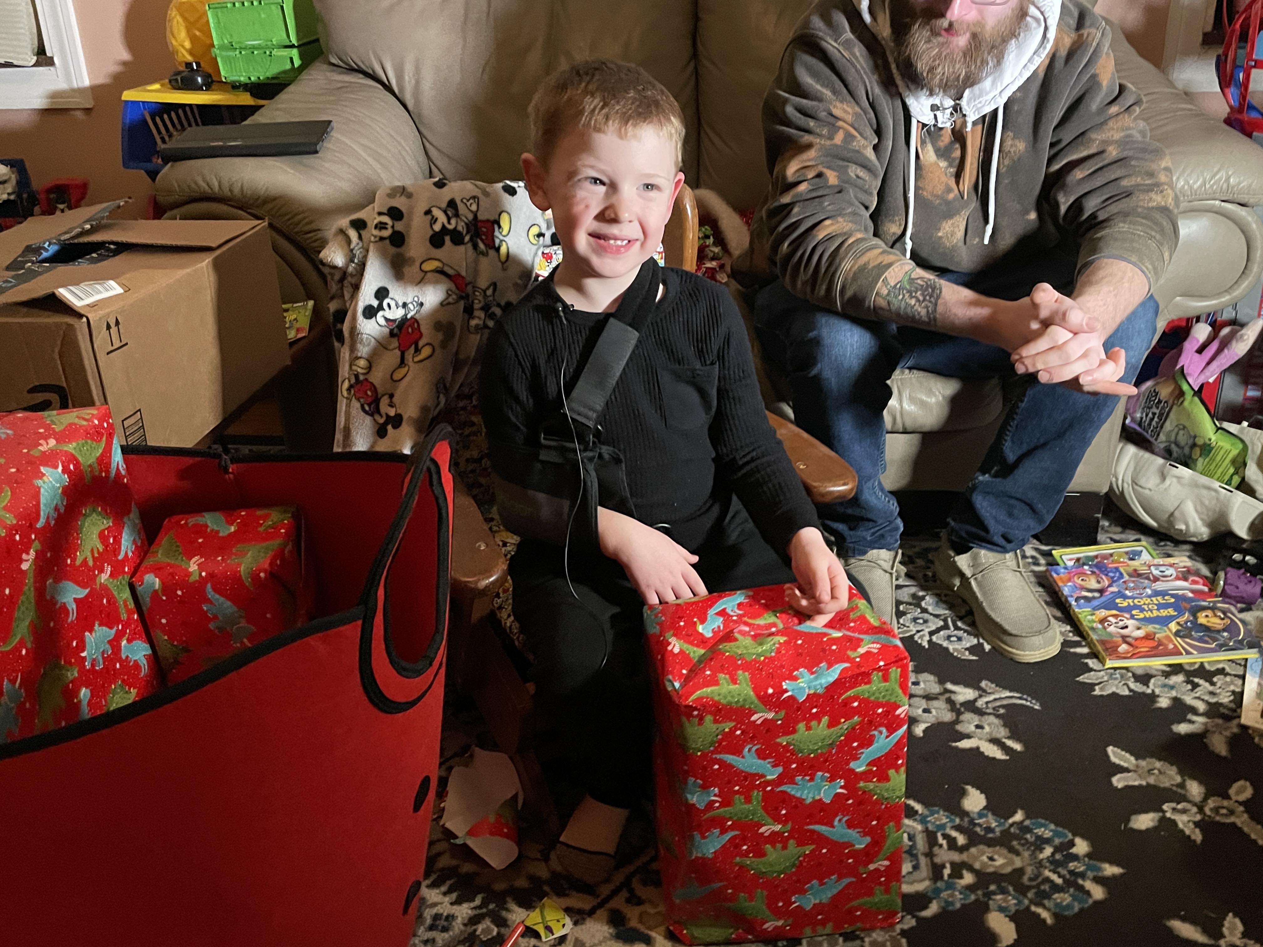 Henry Richards says receiving his stolen Christmas was the best gift, especially since the gifts were given to him one day before his 5th birthday