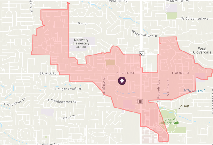 Outage map