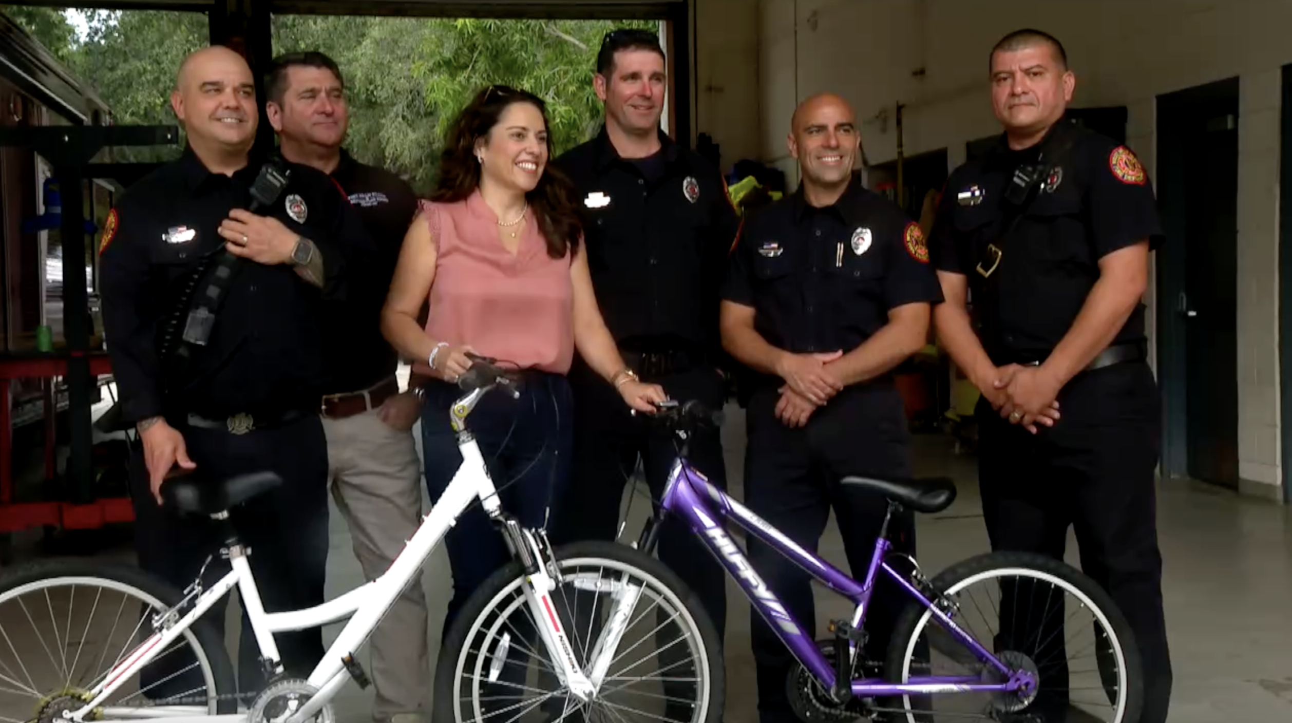 bicycle donation West Palm Beach Fire Station 2 Christina Lambert 10102025.png