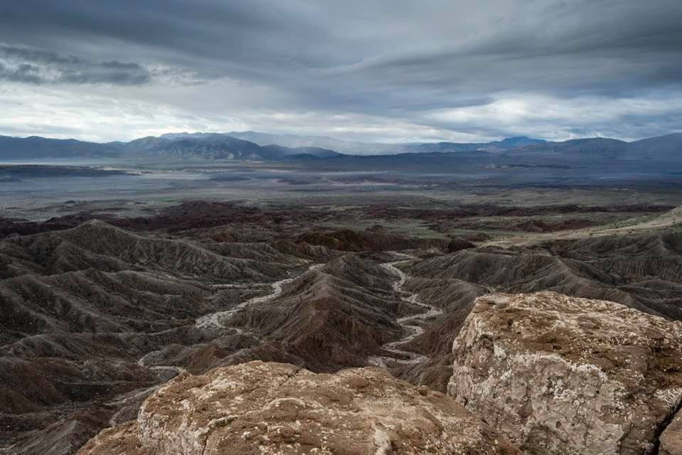 Rain soaks Anza Borrego Desert State Park