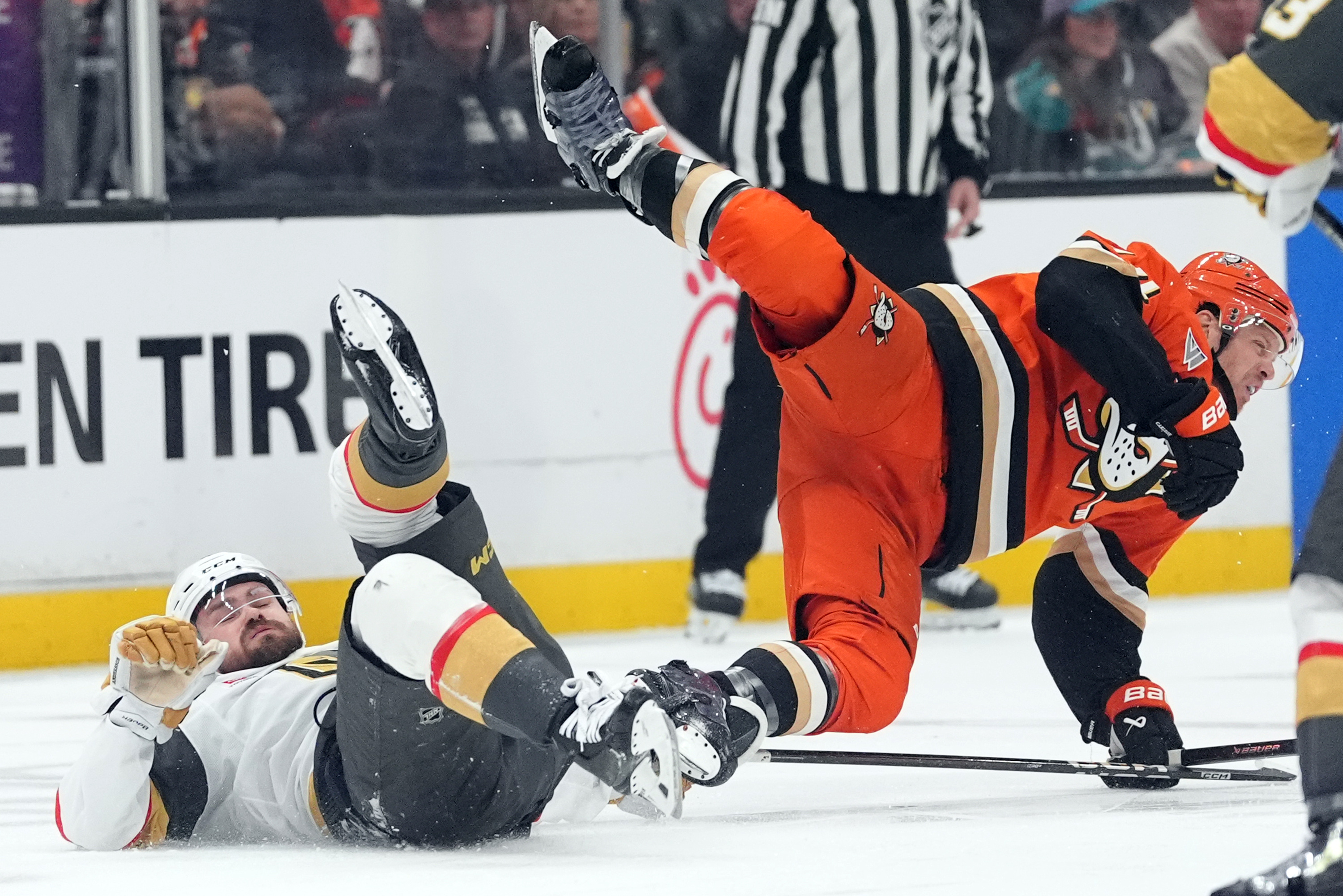 Golden Knights Ducks Hockey