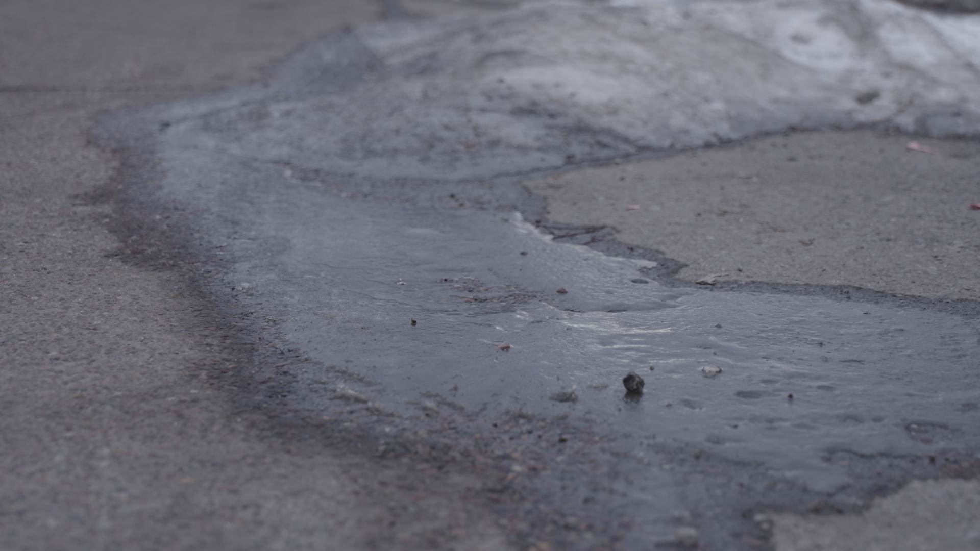 Ice on Road, Missoula 