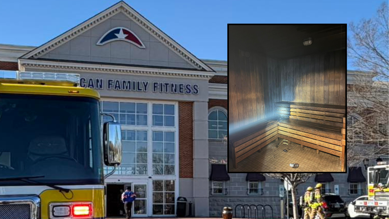  American Family Fitness sauna fire