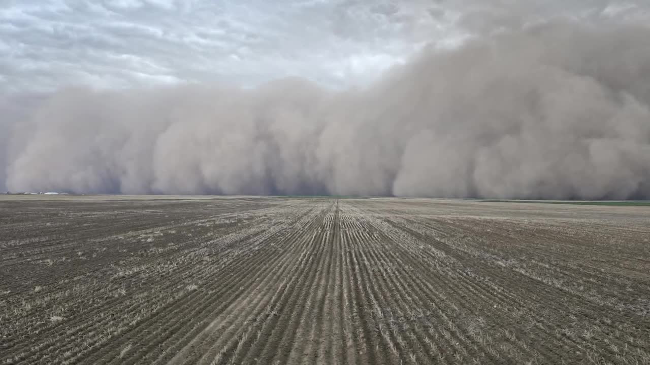 Dust storm Havre