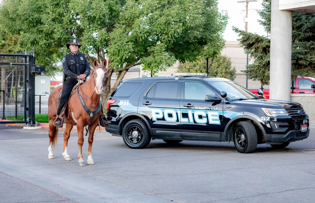 Caldwell Police Chief and Drago 