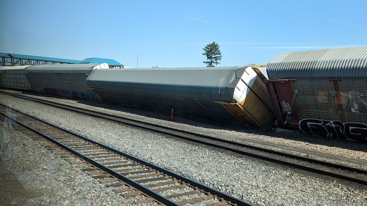 Montana Rail Link low-speed derailment in Missoula