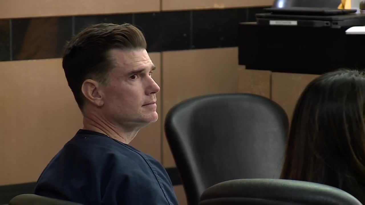 Tim Ferriter smirks through tears at sentencing hearing, Nov. 16, 2023