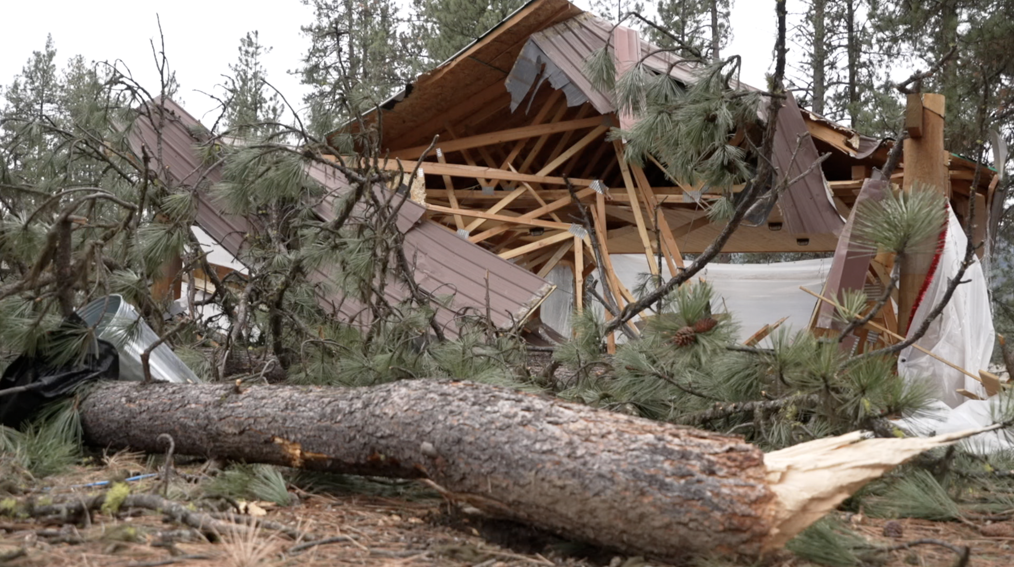 Nine Mile Community Center Windstorm Damage