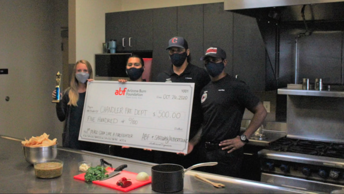 Chandler Fire Department cooking