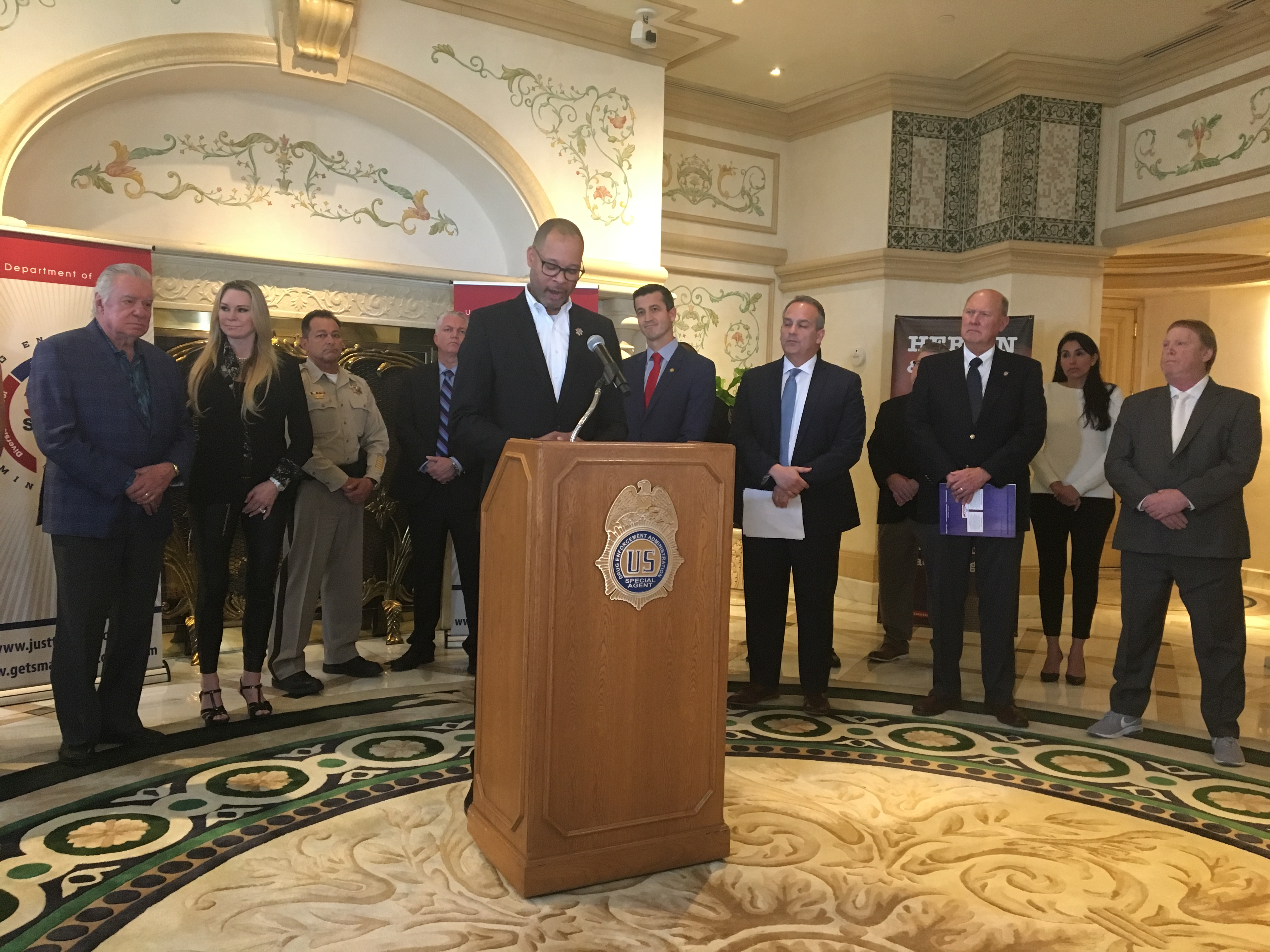 Local leaders and the DEA announced the launch of a new program to tackle the opioid crisis