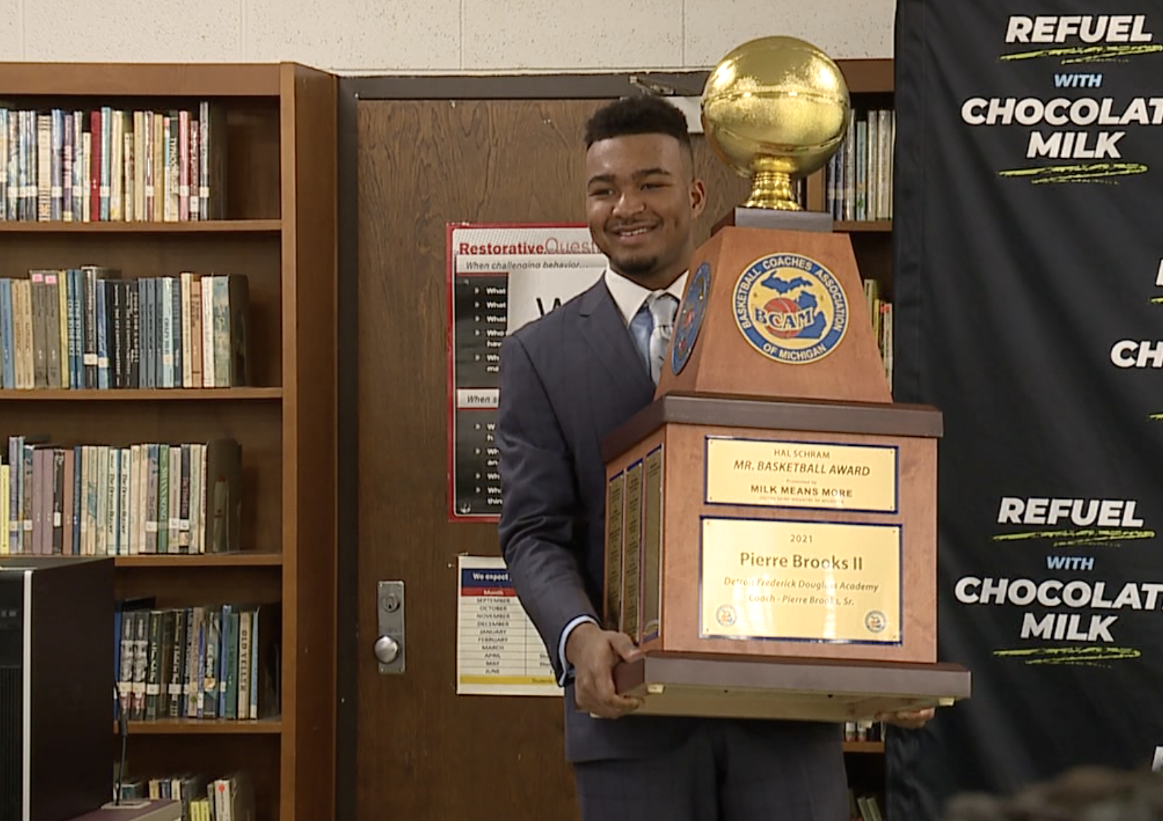 Pierre Brooks II Detroit Douglass Mr. Basketball