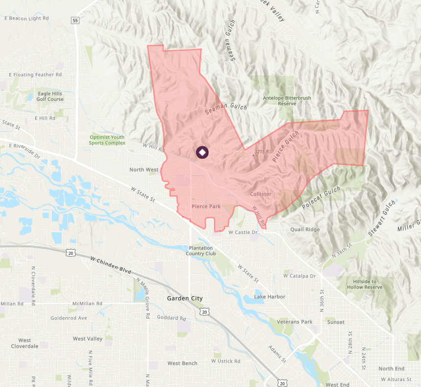 Idaho Power outage map