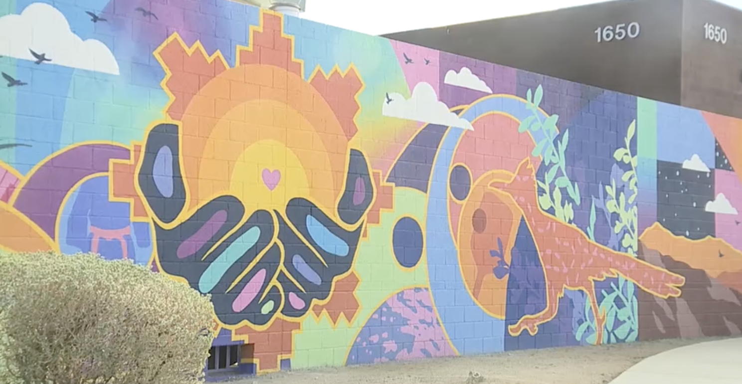 'Radiance Rising' mural at Hollywood Recreation Center