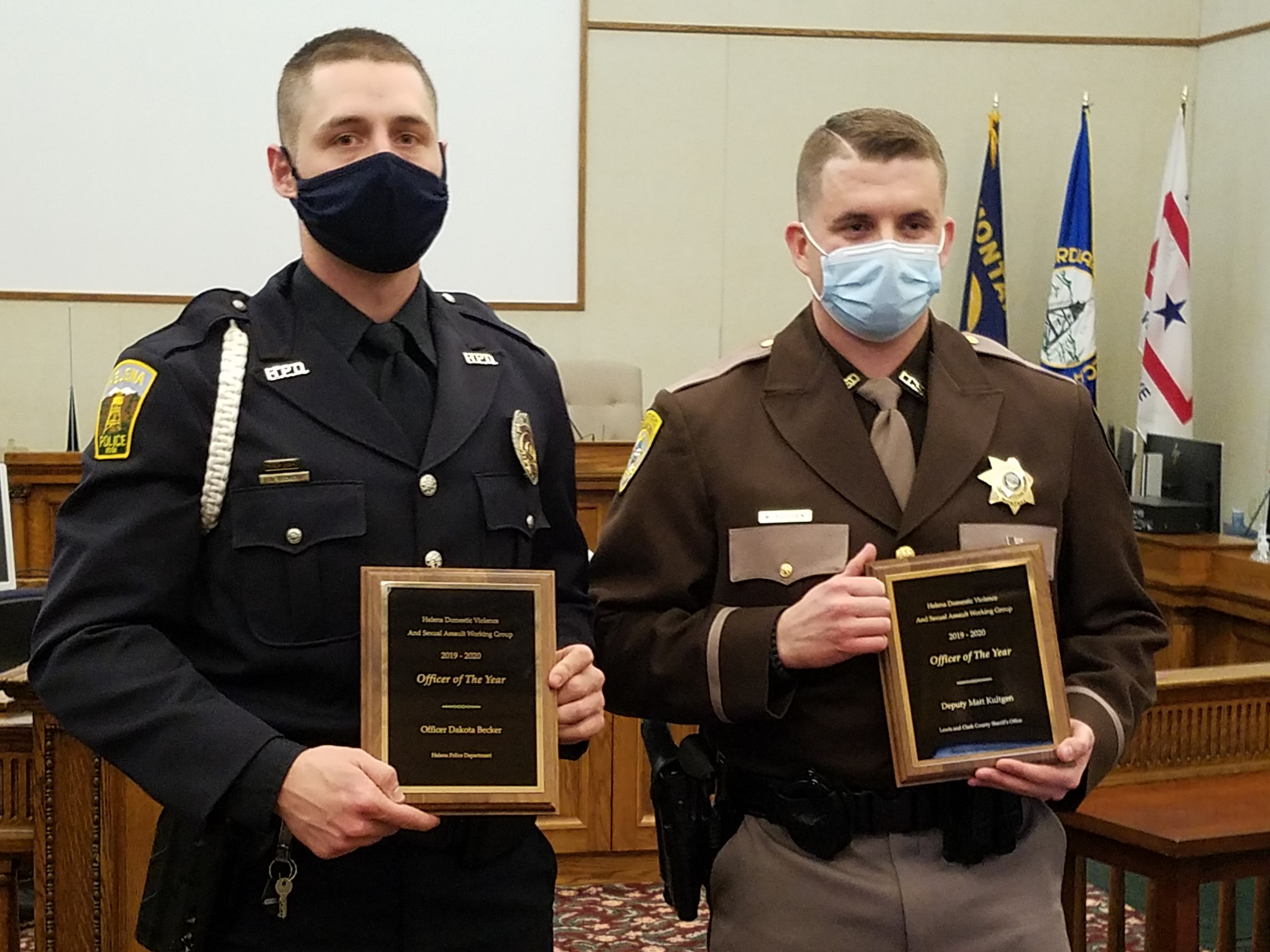 Helena Domestic Violence and Sexual Assault Working Group Announces Officer of the Year Winners