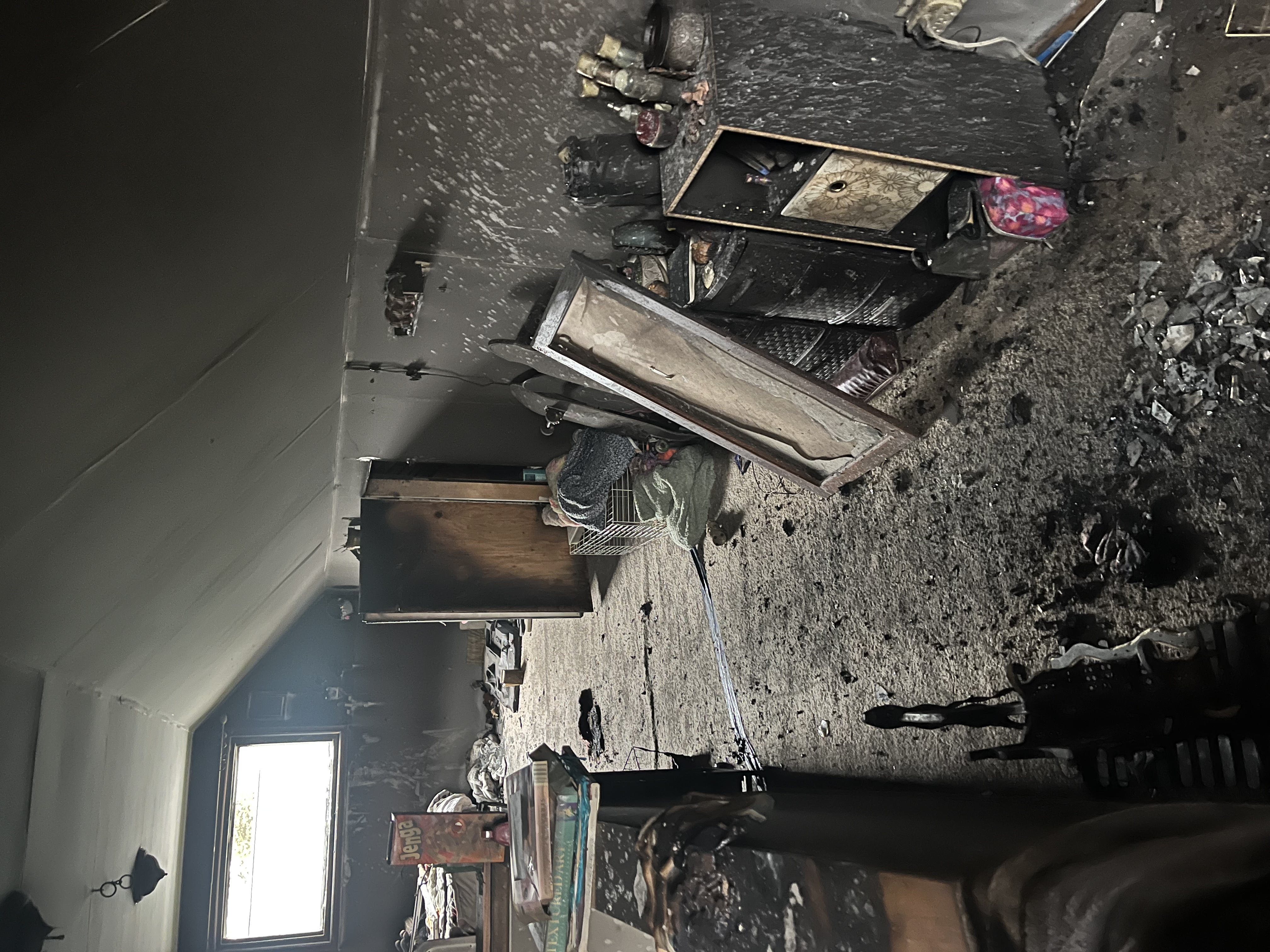 The Willhite family home in Howell is uninhabitable after a fire broke out Dec. 10, 2023.