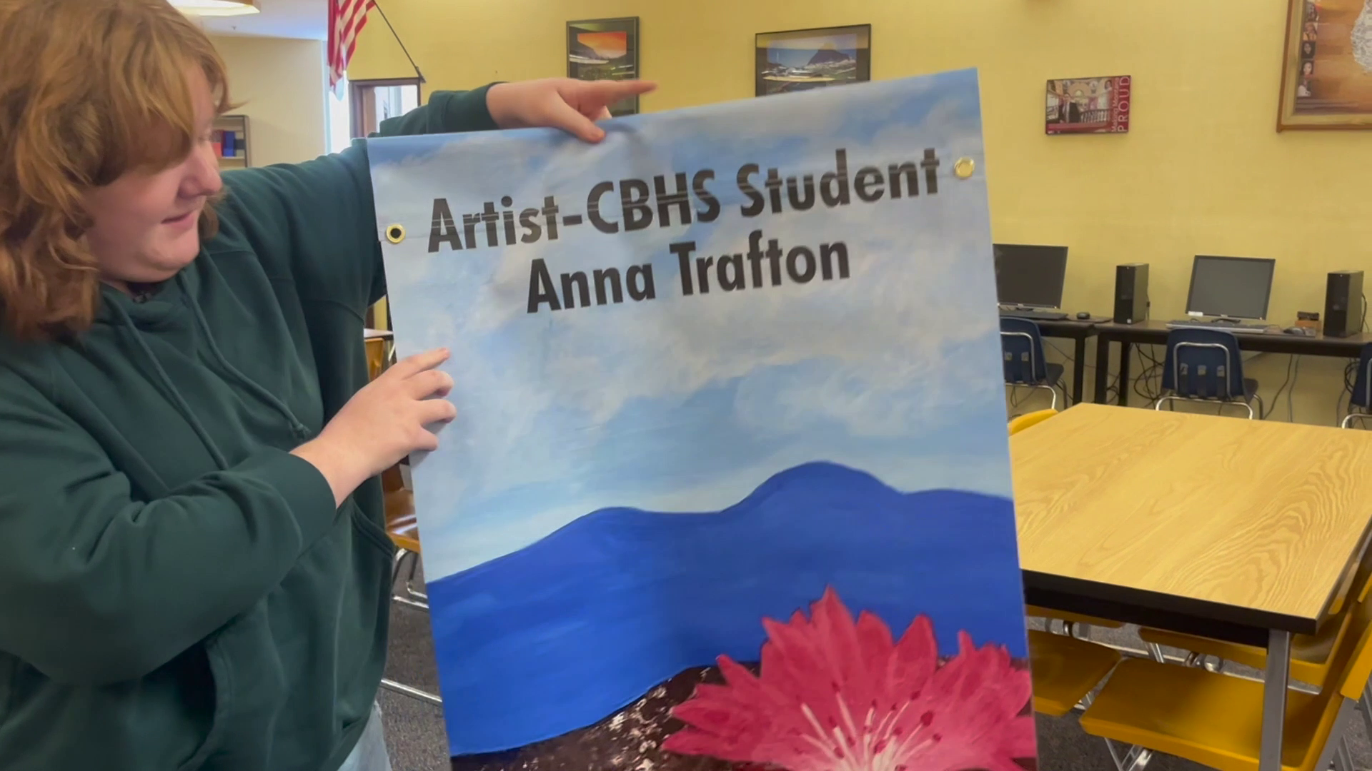 Cut Bank High School - student banners