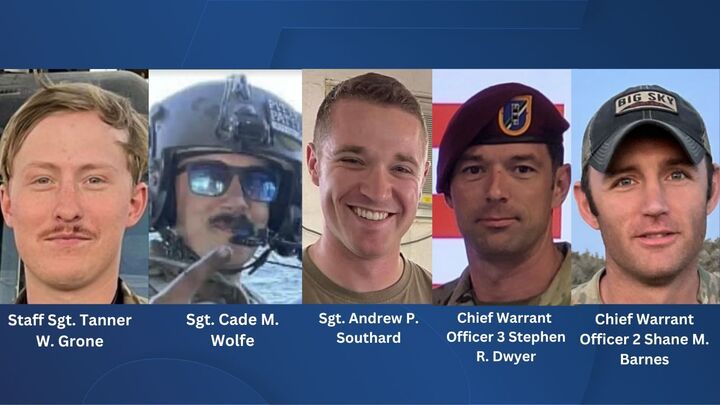 Five soldiers died during a routine refueling training exercise over the Mediterranean Sea.
