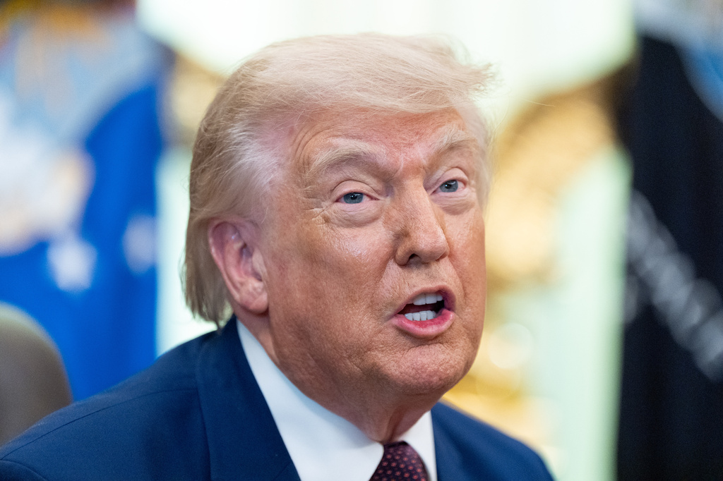 President Donald Trump speaks in the Oval Office of the White House, Wednesday, June 3, 2026, in Washington.