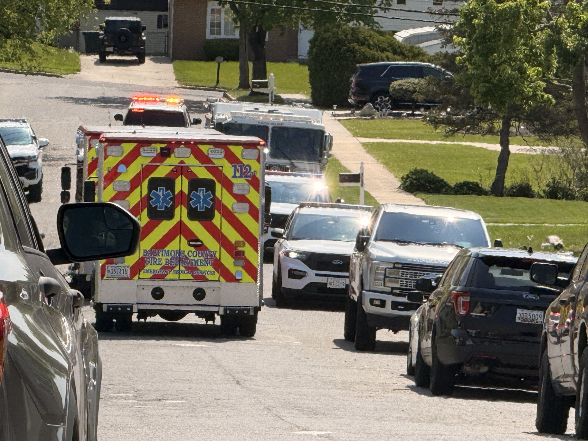 Baltimore County barricade 