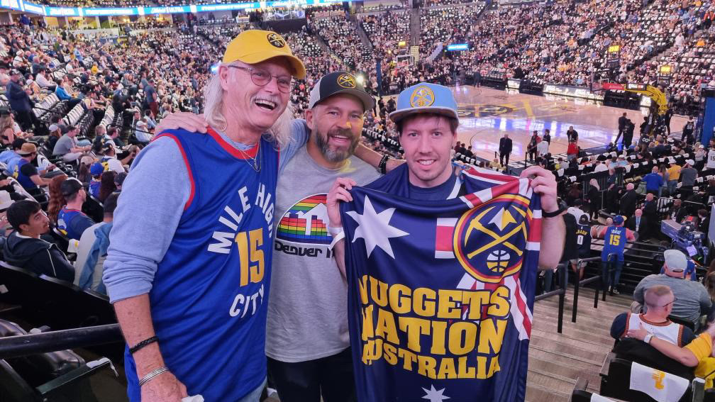 Australian Nuggets superfan, Matt Reid