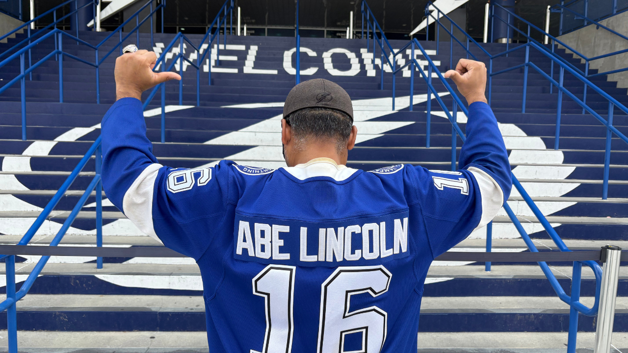 Lightning fan records every goal, fight and winning moment