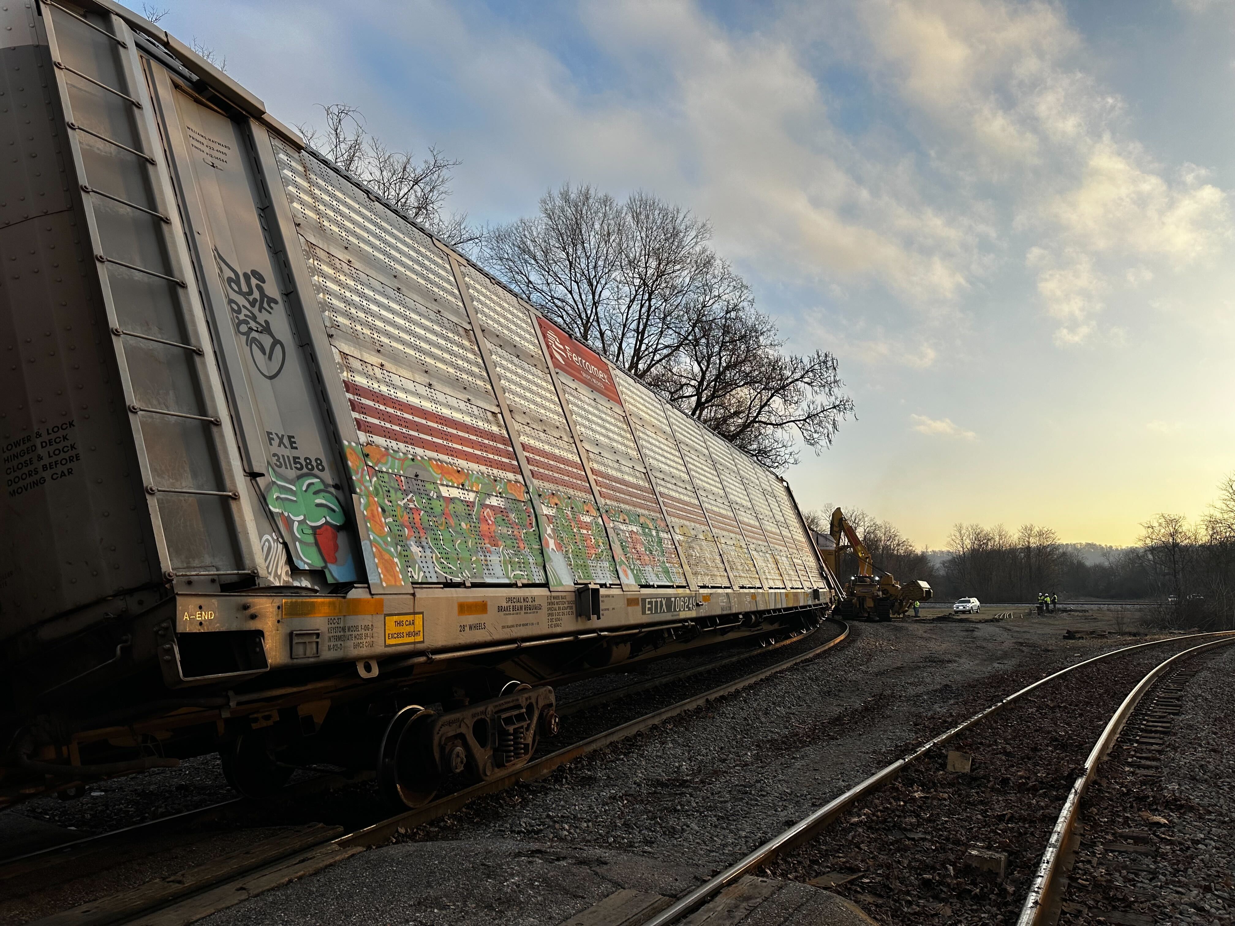 covington train derailment