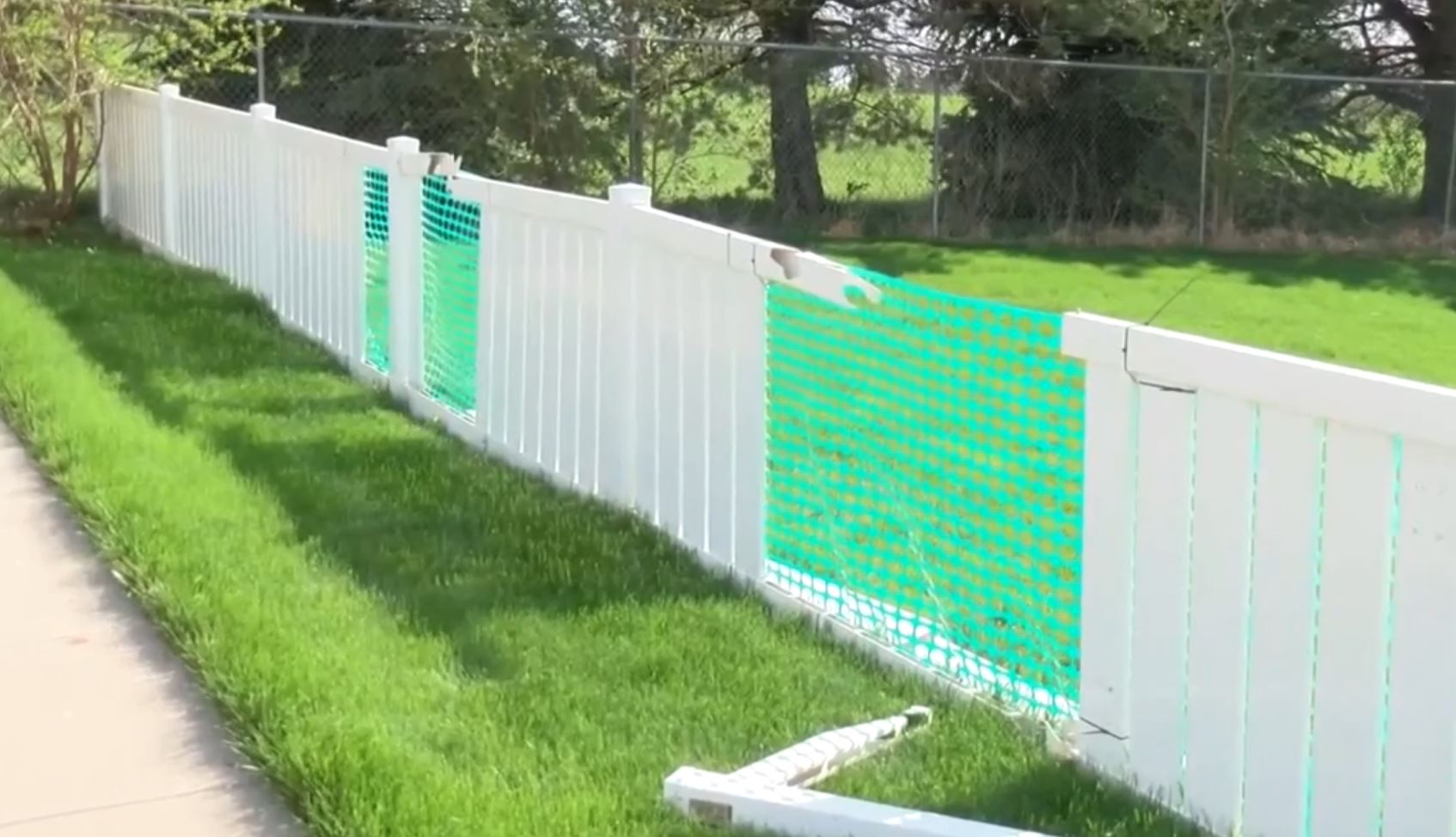 Kool Aid challenge fence damage
