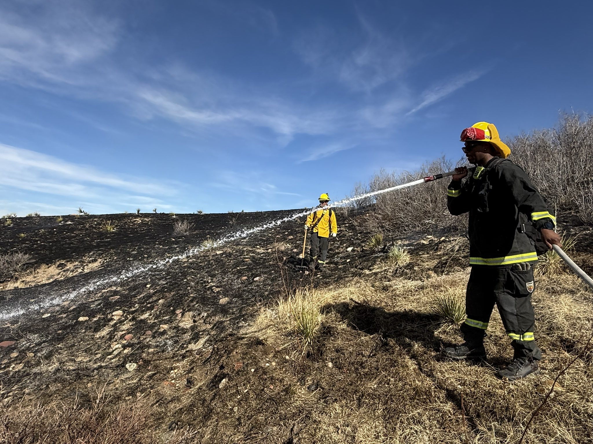 lone tree fire mop up 