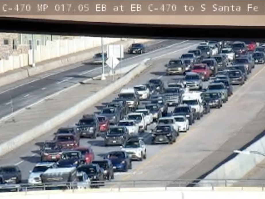 C-470 MP 017.75 EB : 0.7 miles E of S Santa Fe Dr/US 85 