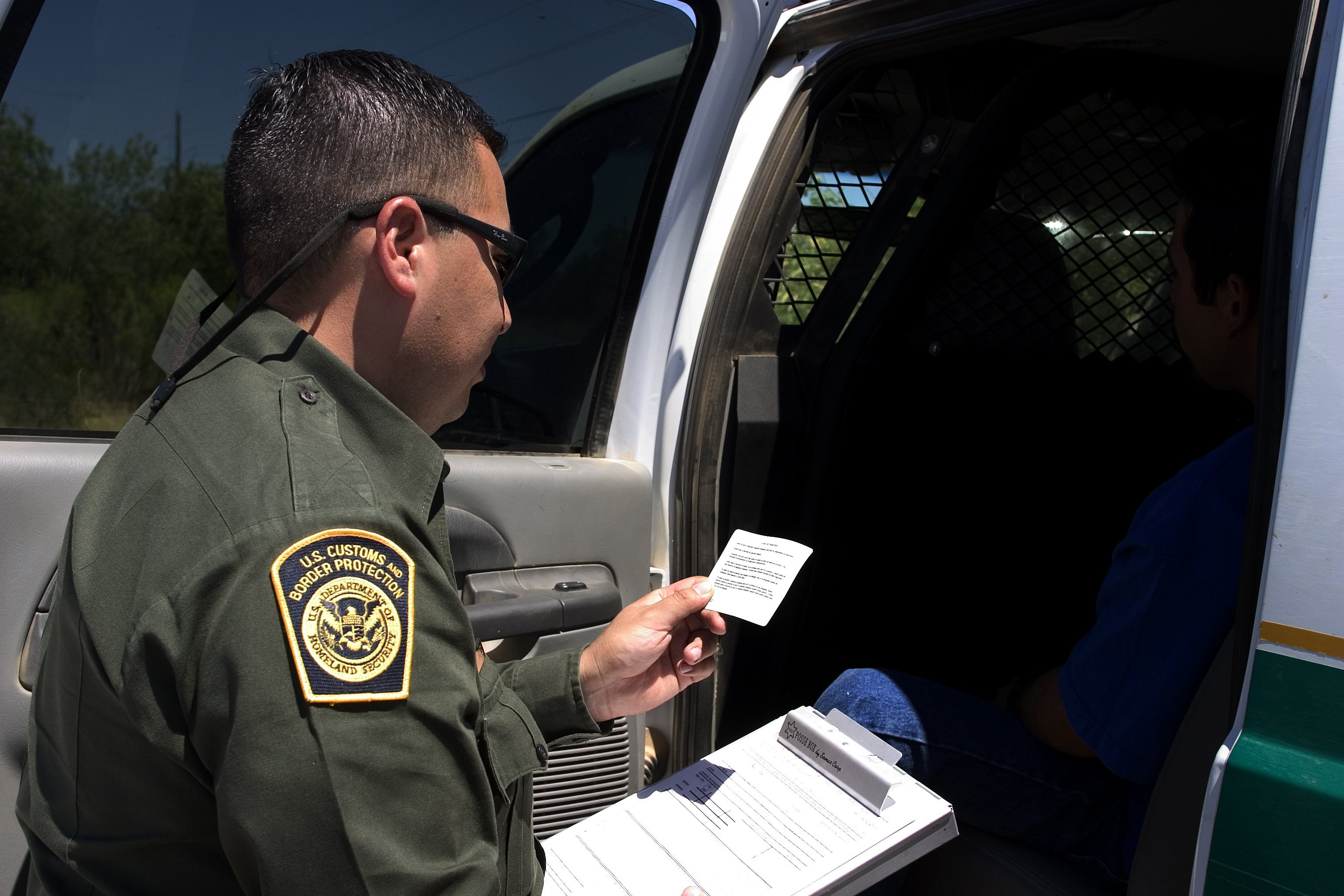 US Customs and Border Protection officer