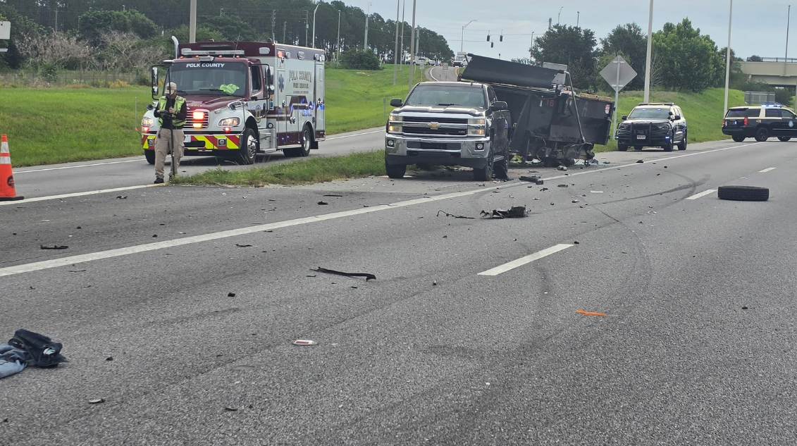 Apopka man dies after being hit by vehicle on I-4 in Polk City: FHP
