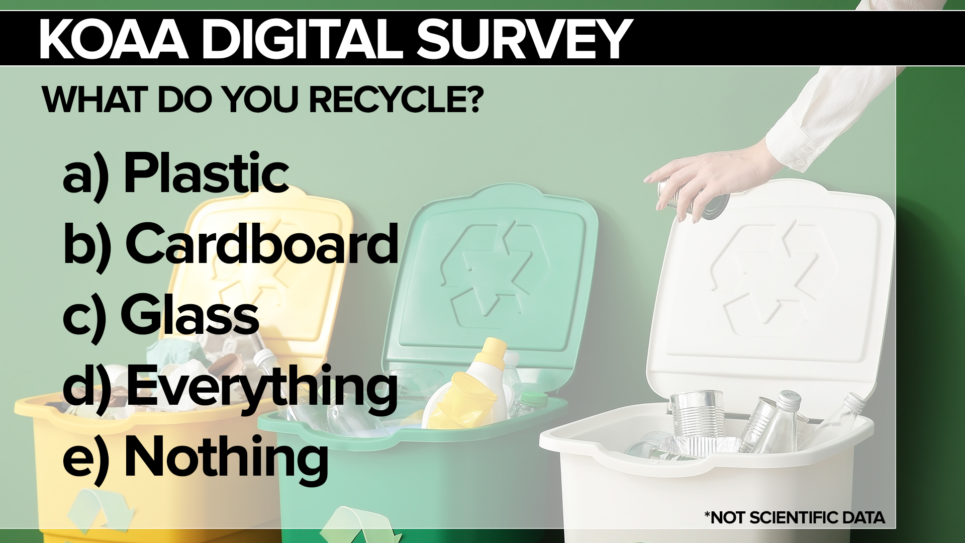 Recycling survey