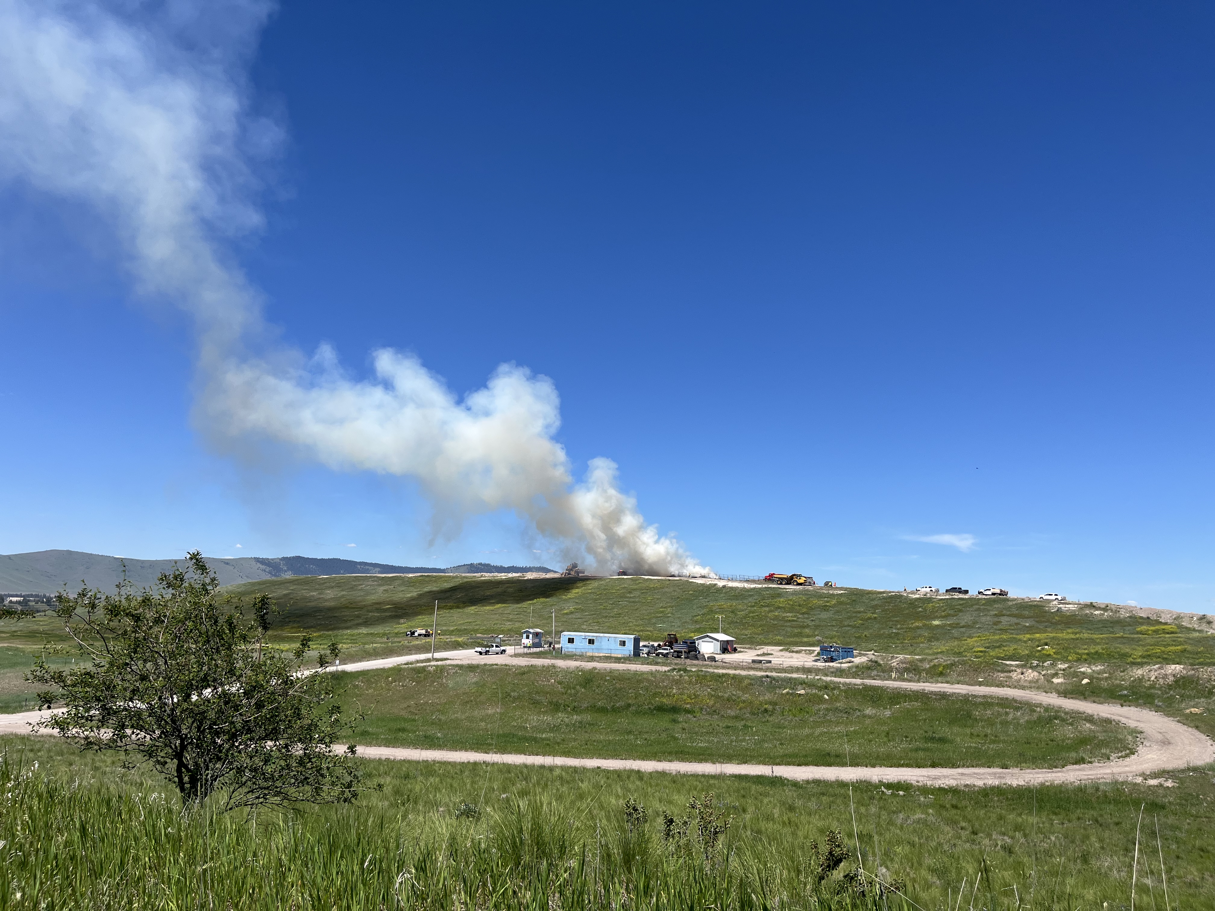 Polson Land Fill Fire
