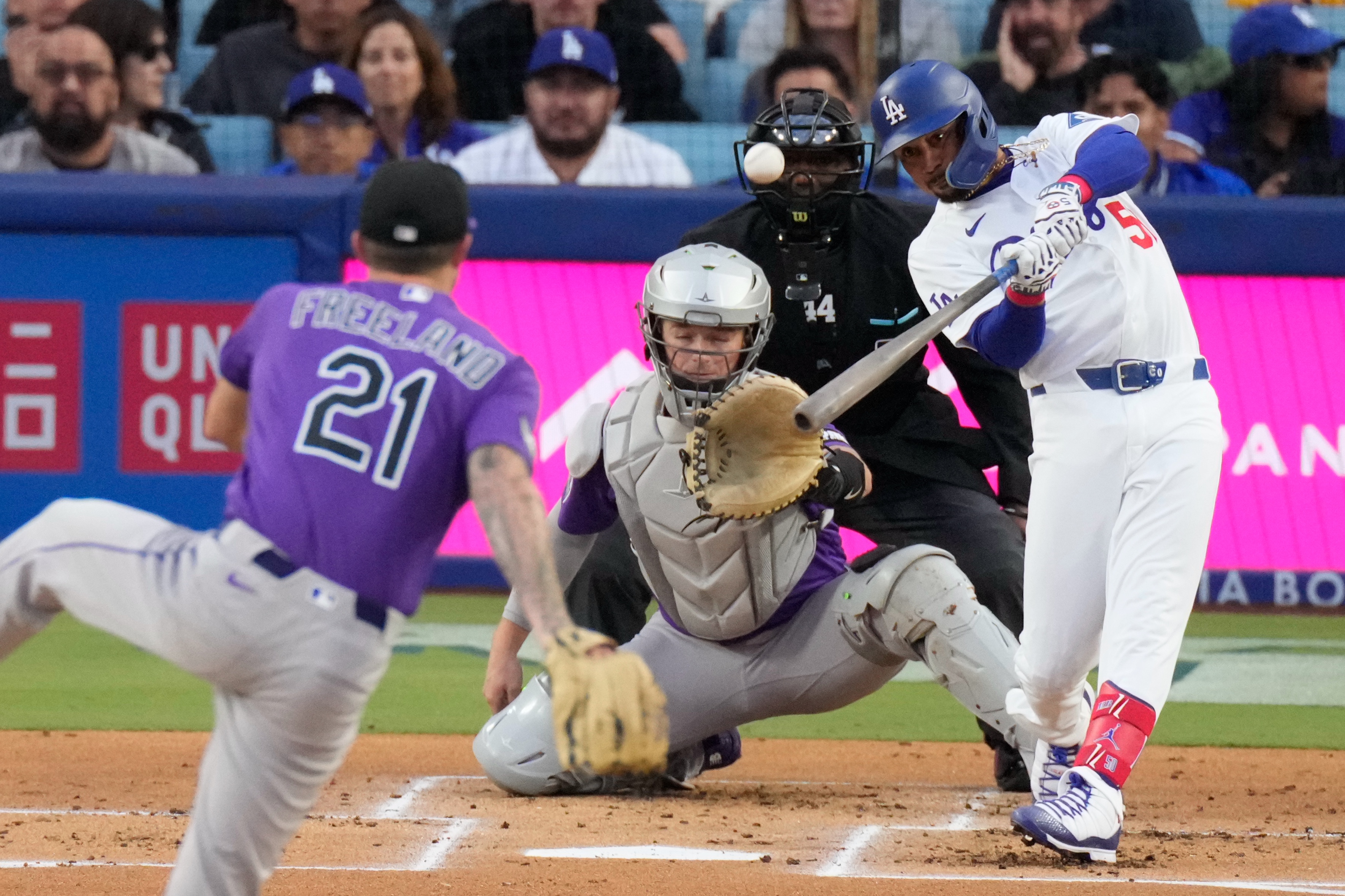 Rockies Dodgers Baseball