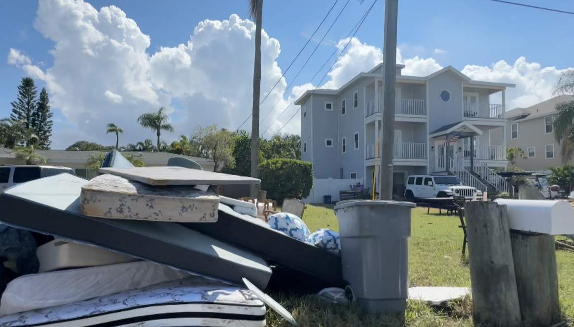 Ozona Hurricane Helene debris