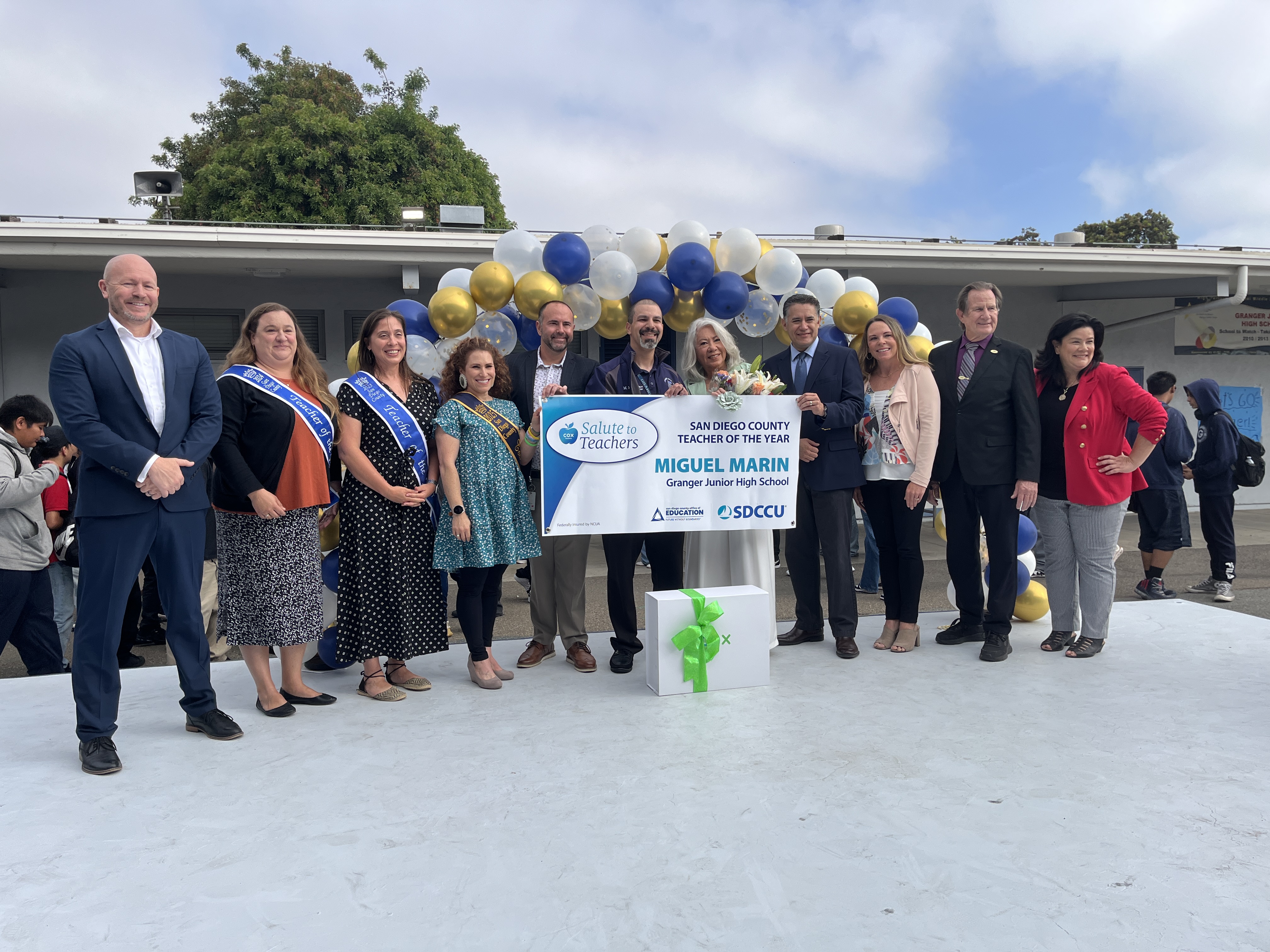 Miguel Martin named one of San Diego's Teachers of the Year