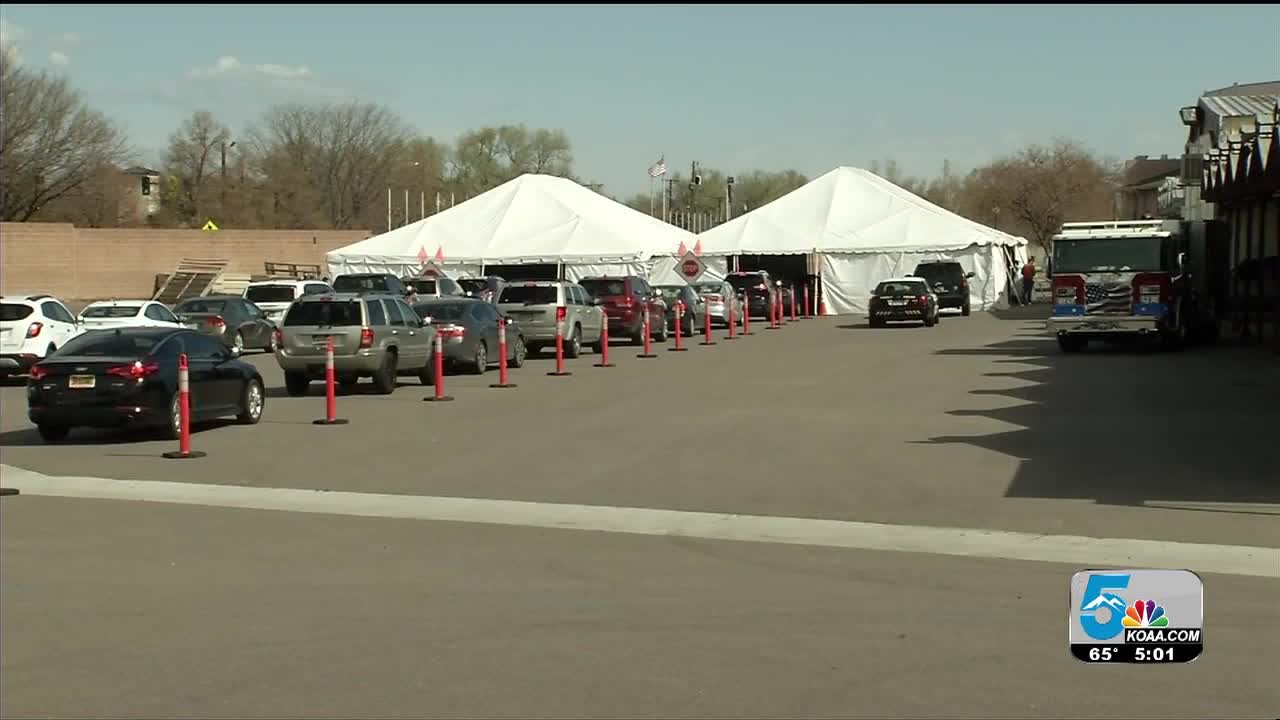 FEMA-sponsored testing site in Pueblo