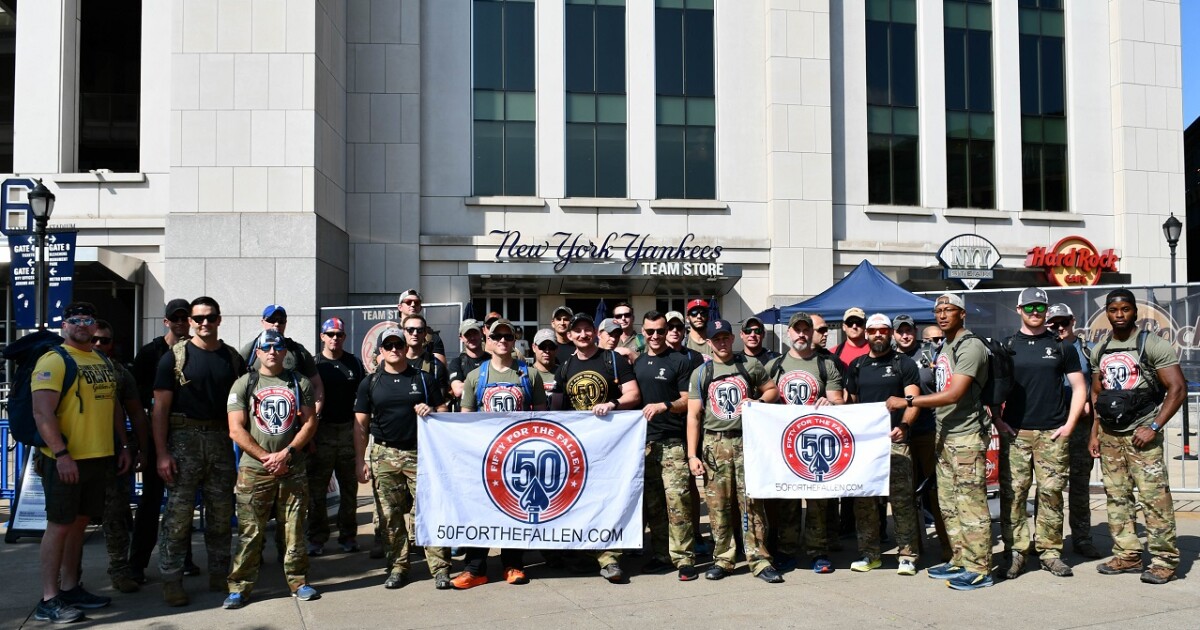 Soldiers ruck march 50 miles in New York City