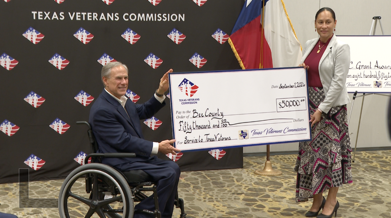 Bee County receives $50k Veterans Grant