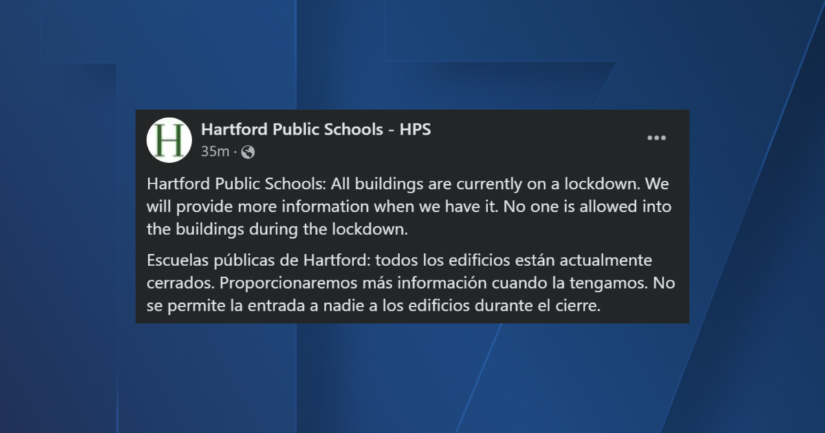 Hartford Public School buildings placed in lockdown Friday
